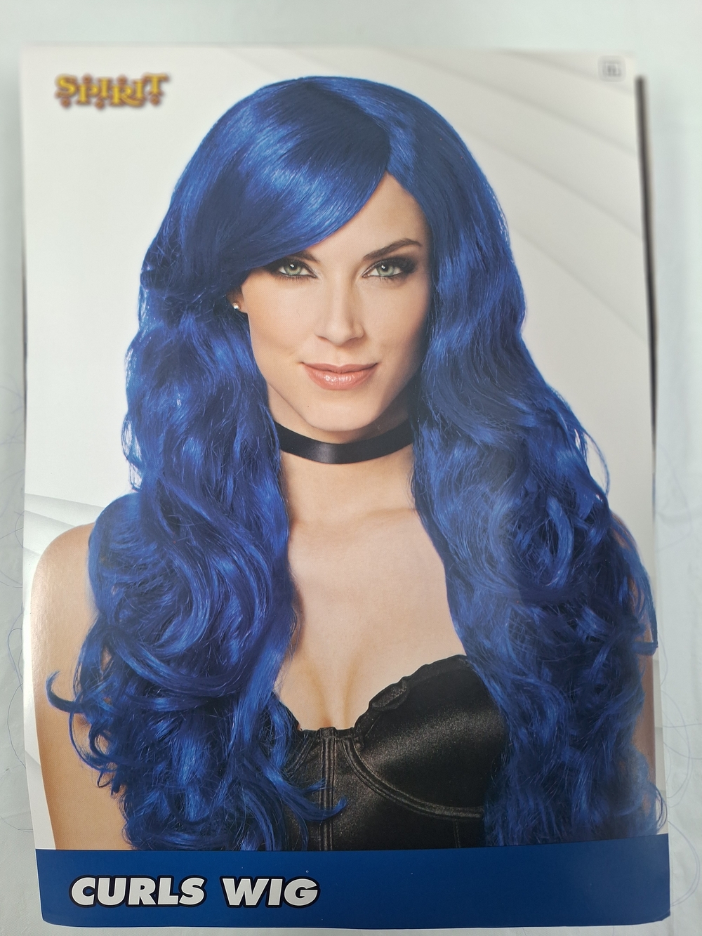 Spirit Long Wavy Curls Wig - Bold Blue